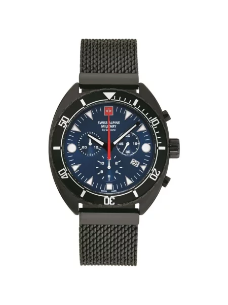 Lniany zegarek Swiss Alpine Military szary