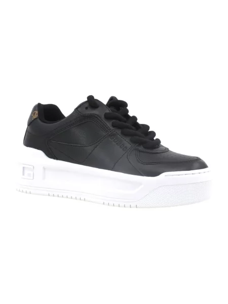 Sneakersy Guess na platformie czarne