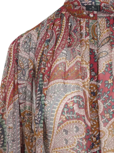 Bluză Etro cu imagine cu model paisley roșu