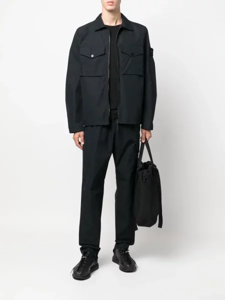 Cargo stiliaus kelnės Stone Island akmenys juoda