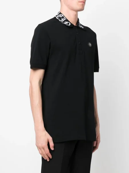 Scurt tricou polo Philipp Plein negru