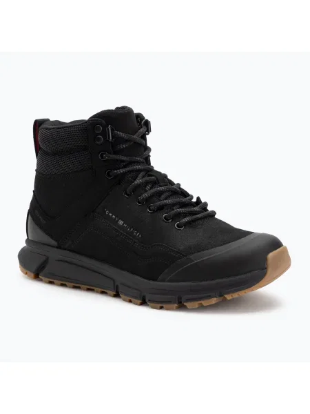 Sneakerși Tommy Hilfiger negru