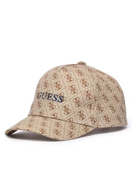 Guess Шапка с козирка бежов