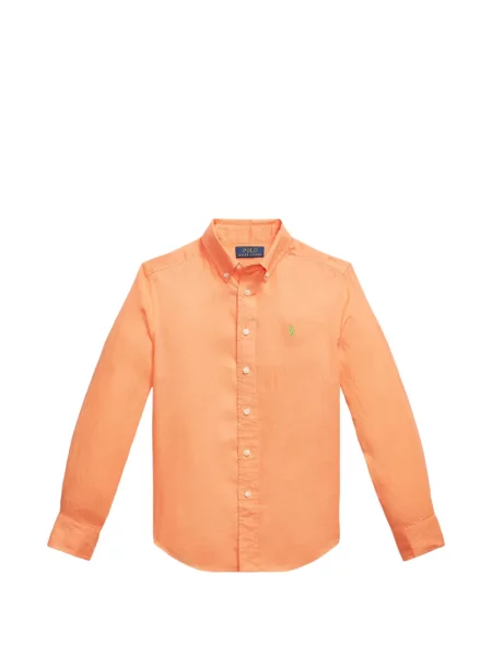 Koszula dziecięca Polo Ralph Lauren pomarańczowa