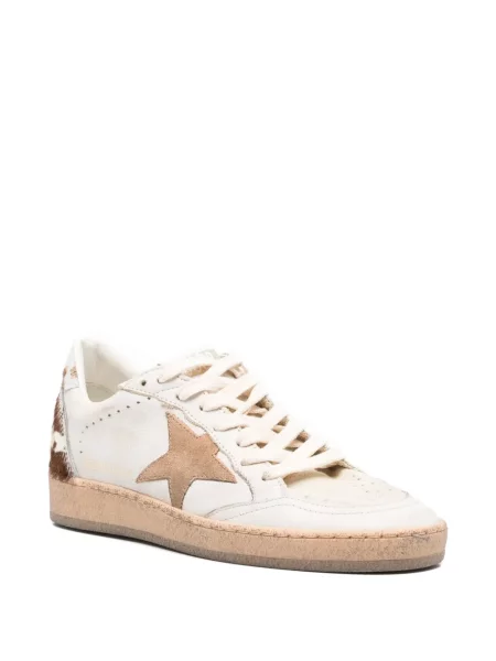 Sneakerși Golden Goose cu platformă alb