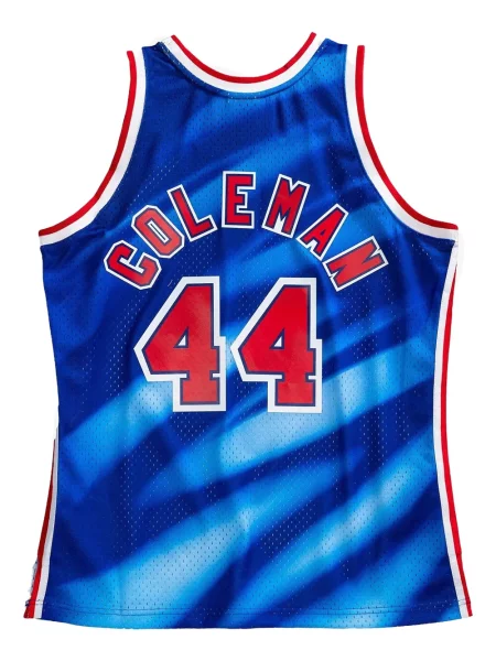 Cămașă Mitchell & Ness din jerseu albastru