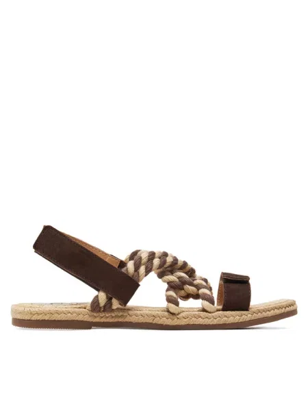 Espadryle Manebi brązowe