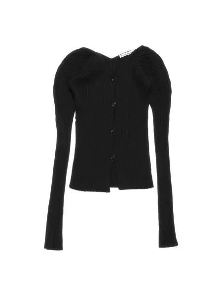 Dzianinowy sweter Acne Studios czarny
