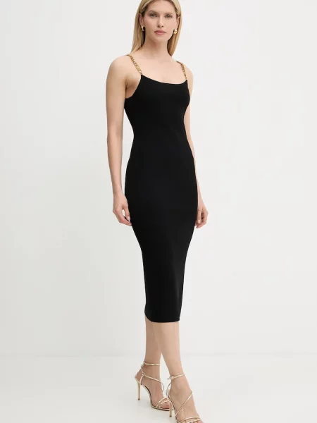 Сукня MICHAEL Michael Kors midi облягаюча чорний