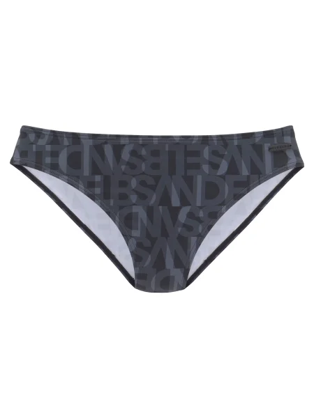 Elbsand Slip costum de baie gri negru