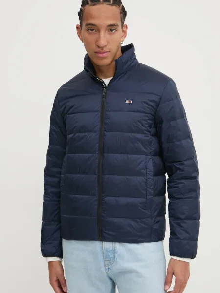 Tommy Jeans geaca de puf barbati marin de tranzitie albastru