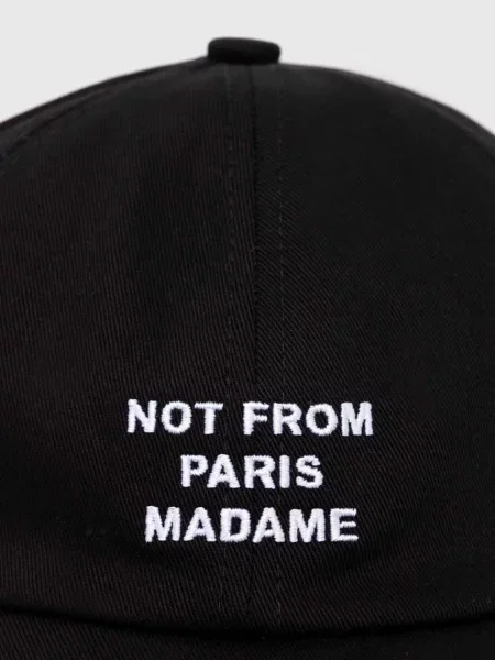 Бейсболка Drôle de Monsieur La Casquette Slogan з аплікацією чорний