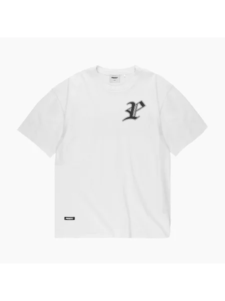 Tricou pentru bărbați PROSTO Gothic P white alb