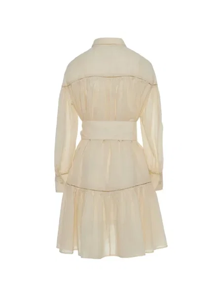 Rochie mini Devotion cu volane alb