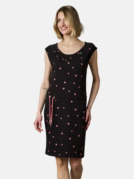 Ragwear Rochie de vară Penelope roz negru