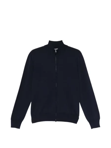 Cardigan Canali tricotate albastru