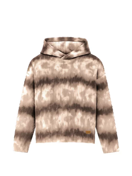 Zkrácená mikina s kapucí Maison Hideout