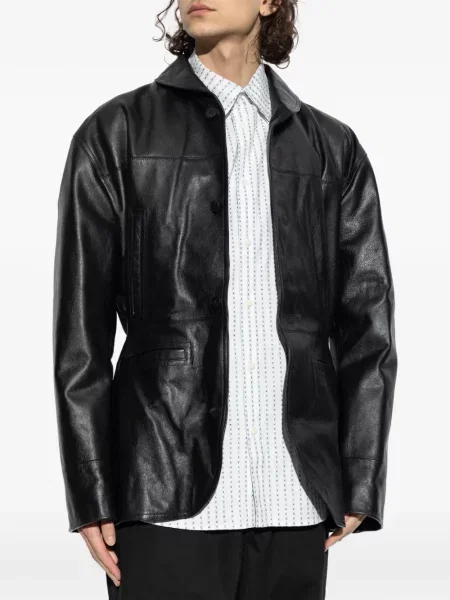 Geanta de piele Jacquemus negru