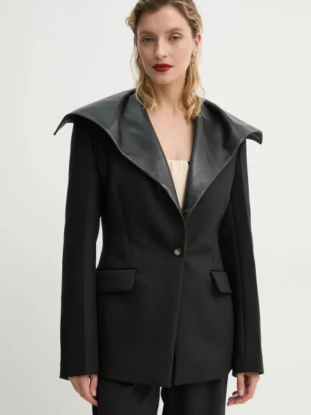 Nanushka marynarka LUIZA czarna