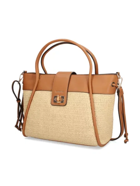 Lazzarini kabelka Shopper béžová