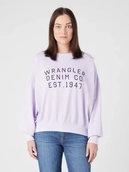 Свитшот Wrangler фиолетовый