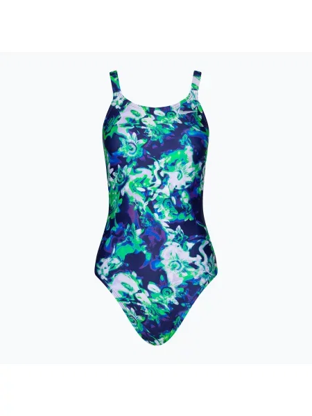 Jednodílné plavky Nike Hydrastrong Solid Fastback midnight navy tmavě modré