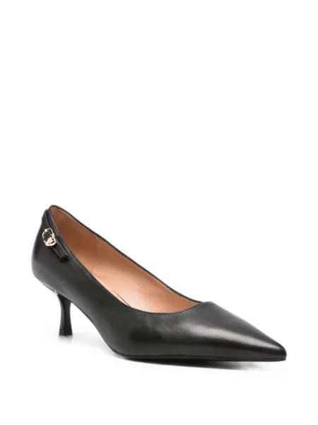 Pantofi cu toc Love Moschino din piele negru