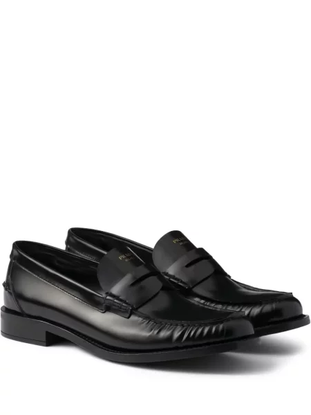 Pantofi loafer Prada din piele negru