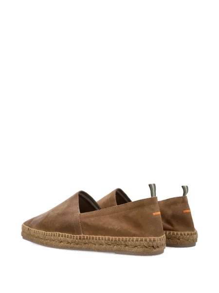 Espadrile Castaner din piele de căprioară maro
