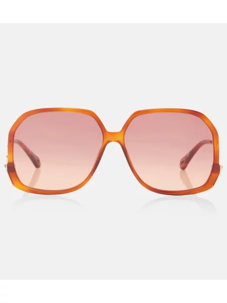 Ochelari de soare Chloé portocaliu