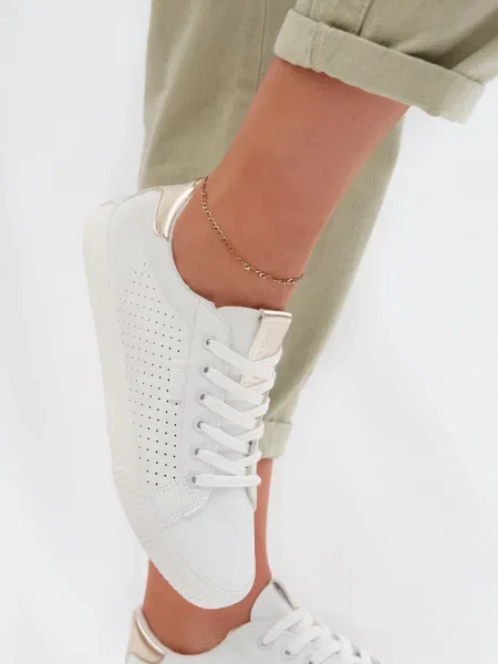 Teniși Big Star Shoes din piele alb