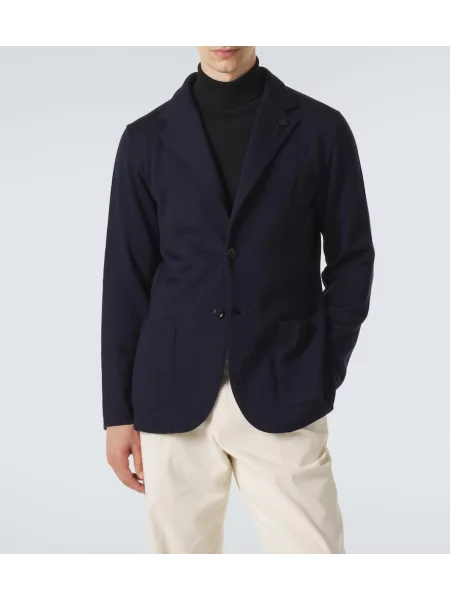Sacou Lardini de lână albastru