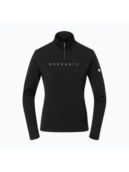 Дамски суитшърт Descente Chest Logo T-Neck black черно