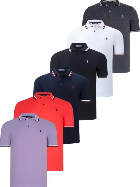 Tricou polo Dewberry negru