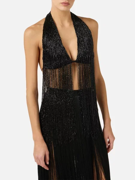 Топ Elisabetta Franchi чорний