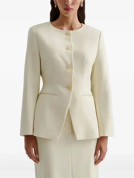 Kołnierzykowy marynarka Malina