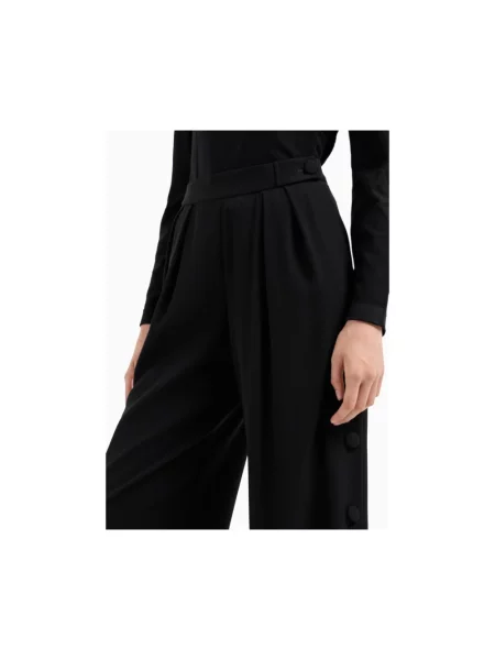 Spodnie Emporio Armani czarne
