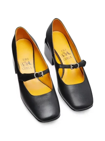 Pantofi cu toc Lili Curia negru