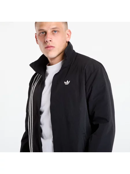 Μπουφάν adidas Firebird Front Stripes Woven Track Top Black/ Stone Khaki/ Better Scarlet XL μαύρο