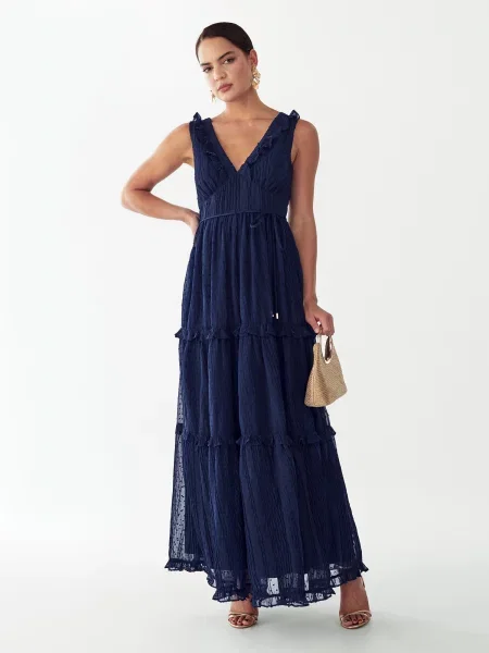 St MRLO Rochie Denison marin albastru