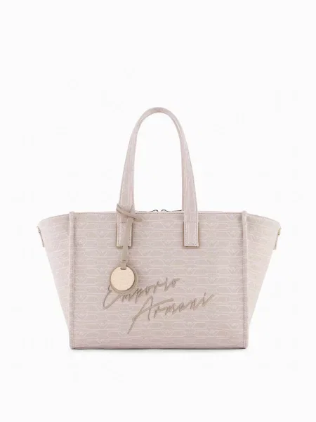 Emporio Armani Сумка Бавовна/поліестер бежевий