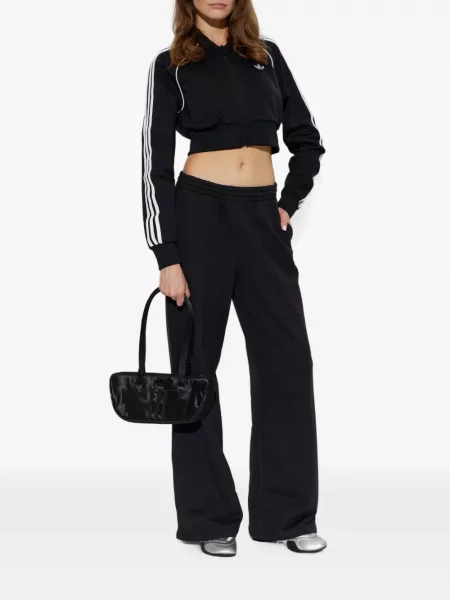 Rochie Adidas cu dungi cu imagine alergare negru