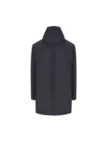 Parka Herno z twillu niebieska