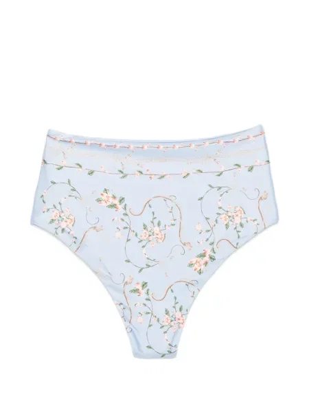 Gėlėtas raštuotas bikini Agua By Agua Bendita mėlyna