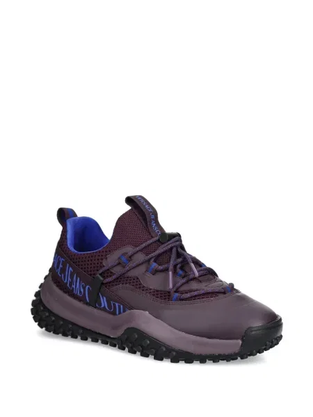 Csipkés sneaker Versace Jeans Couture autogrammal piros