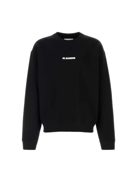 Bluza Jil Sander z logo czarna