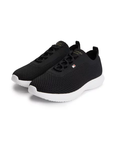 Sneakerși Tommy Hilfiger negru