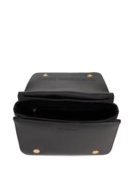 Matlasat colier Love Moschino negru