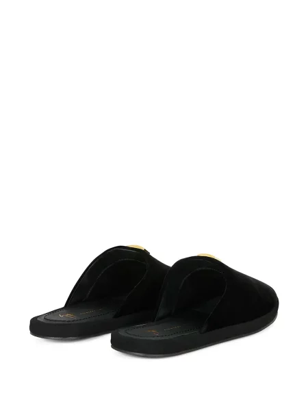 Sametové bačkory Giuseppe Zanotti černé
