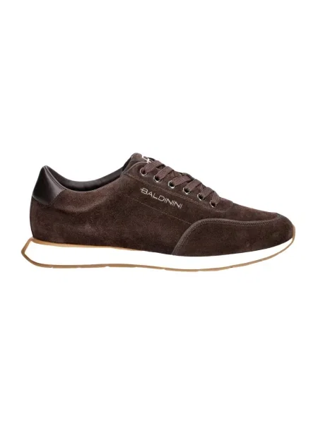 Baldinini sneakersy zamszowe brązowe